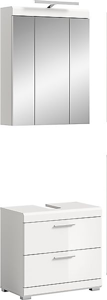 INOSIGN Badmöbel-Set »Siena, 2 teilig, inklusive LED Beleuchtung, bestehend günstig online kaufen