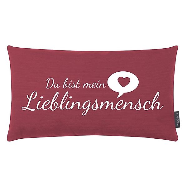 Magma Heimtex Zierkissen Magma Kissen Lieblingsmensch günstig online kaufen