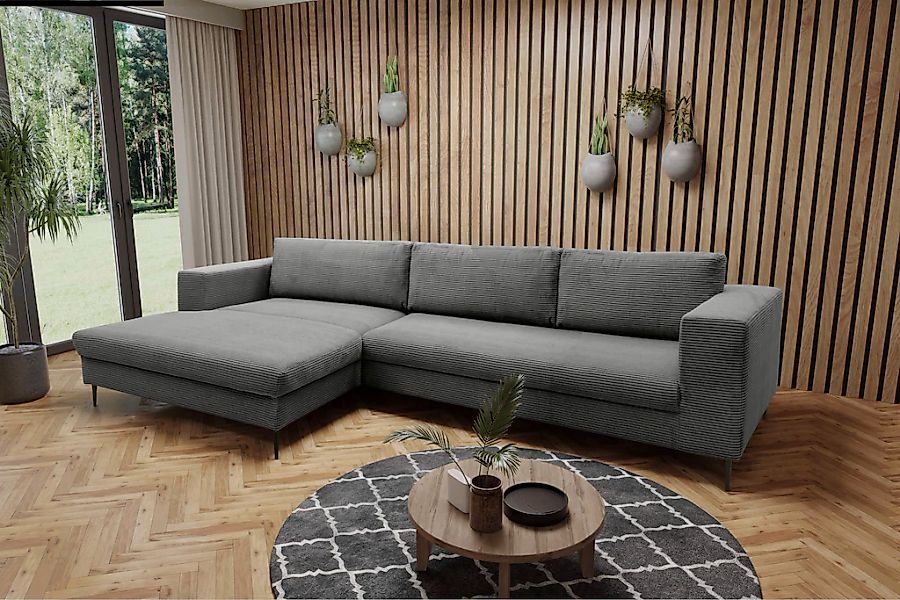 DOMO collection Ecksofa "Modica, zeitlos und elegant, L-Form", moderne Opti günstig online kaufen