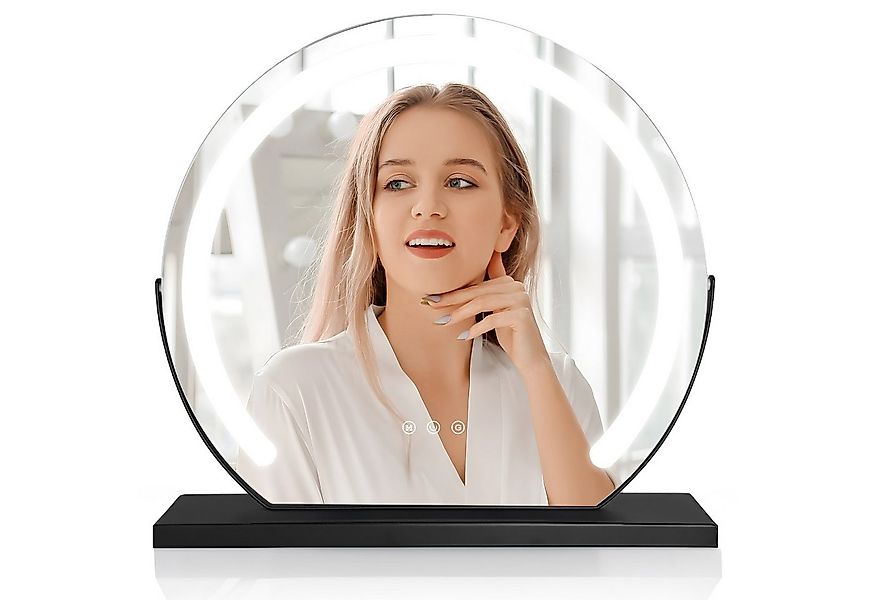 MCURO Kosmetikspiegel Schminkspiegel mit Beleuchtung für Schminktisch (Schw günstig online kaufen