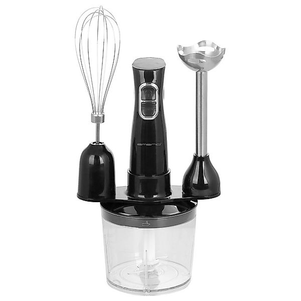 Emerio Stabmixerset HB-128185.1 schwarz Kunststoff Edelstahl B/H/T: ca. 6x3 günstig online kaufen