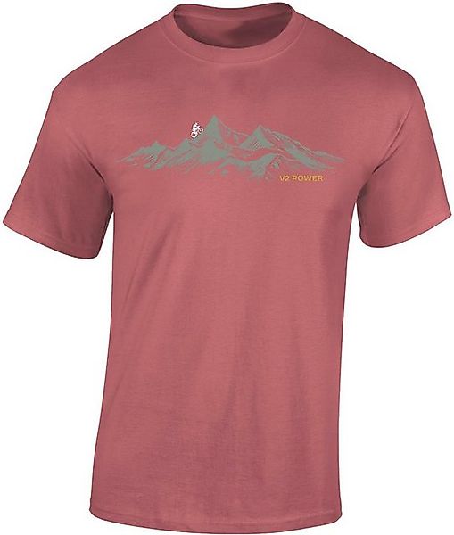 Baddery Print-Shirt Fahrrad T-Shirt: "V2 Power" günstig online kaufen