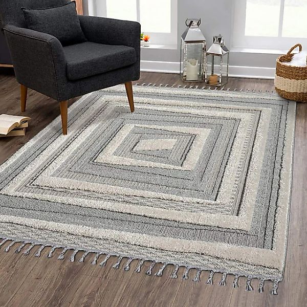 Carpet City Hochflor-Teppich »VALENCIA 940«, rechteckig, 20 mm Höhe, Läufer günstig online kaufen