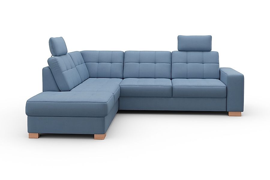 sit&more Ecksofa »Quincy L-Form«, wahlweise mit Bettfunktion und Bettkasten günstig online kaufen