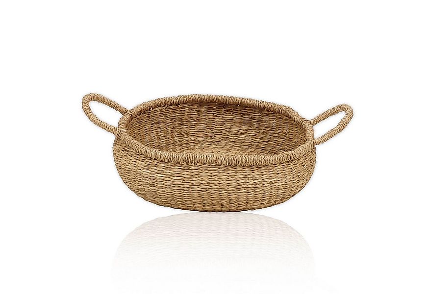 Lycce Wäschebox Aufbewahrungskorb Gr.1 Natur, Korb geflochten aus Seegras günstig online kaufen