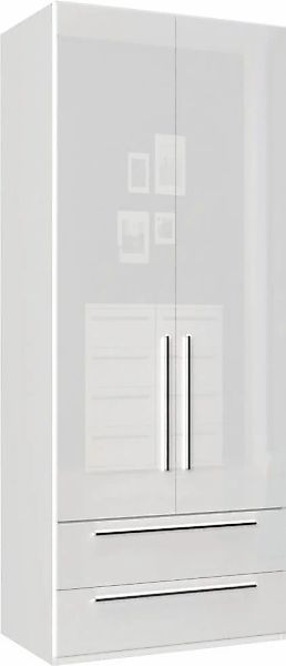 PLACES OF STYLE Kleiderschrank "Piano, UV lackiert, hochglänzend in beige o günstig online kaufen