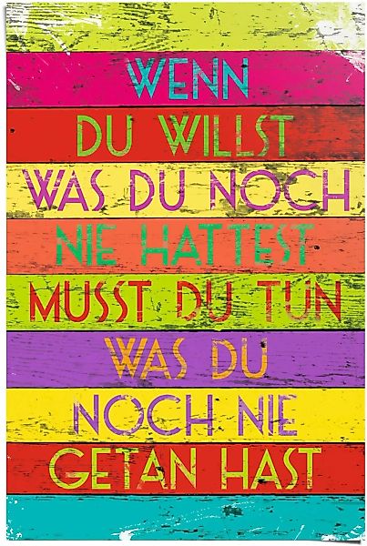 Reinders Poster "Wenn du willst", (1 St.) günstig online kaufen