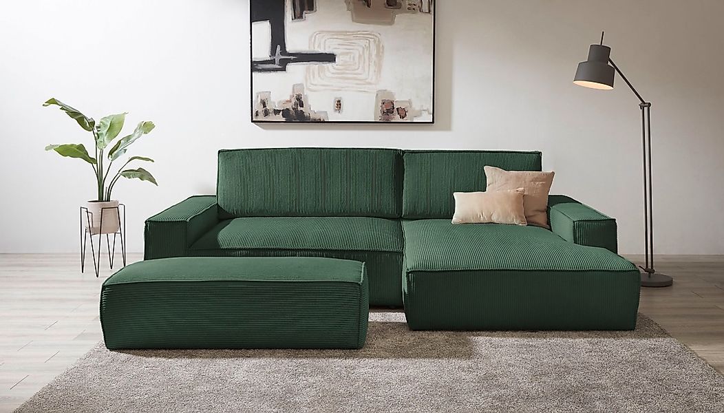 Home affaire Polsterecke "NEU: SHERWOOD XXL tief, L-Form mit Schlaffunktion günstig online kaufen