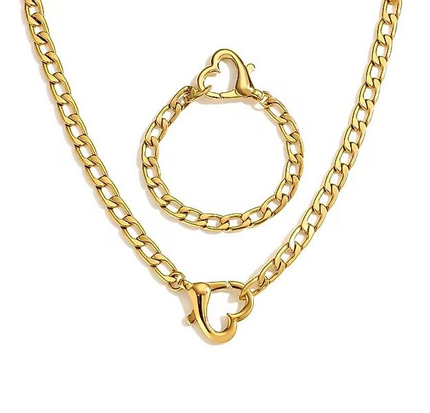 ROUGEMONT Schmuckset Damen Statement Schmuckset Herz Design Wasserfest Hypo günstig online kaufen