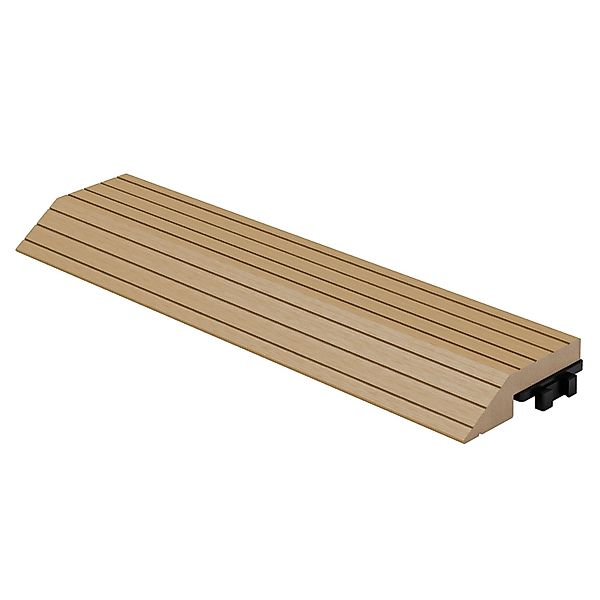 ML-Design WPC Abschlussleiste Gerade  Teak für WPC-Fliesen günstig online kaufen