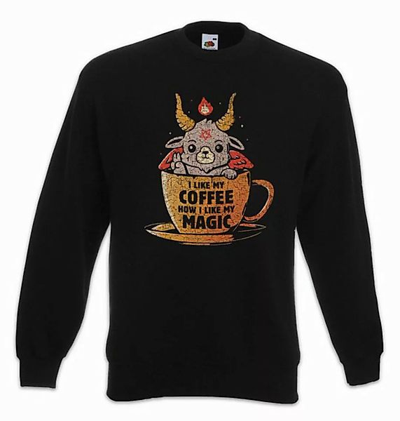 Urban Backwoods Sweatshirt Magic Coffee Sweatshirt Fun Geek Nerd Science Sc günstig online kaufen