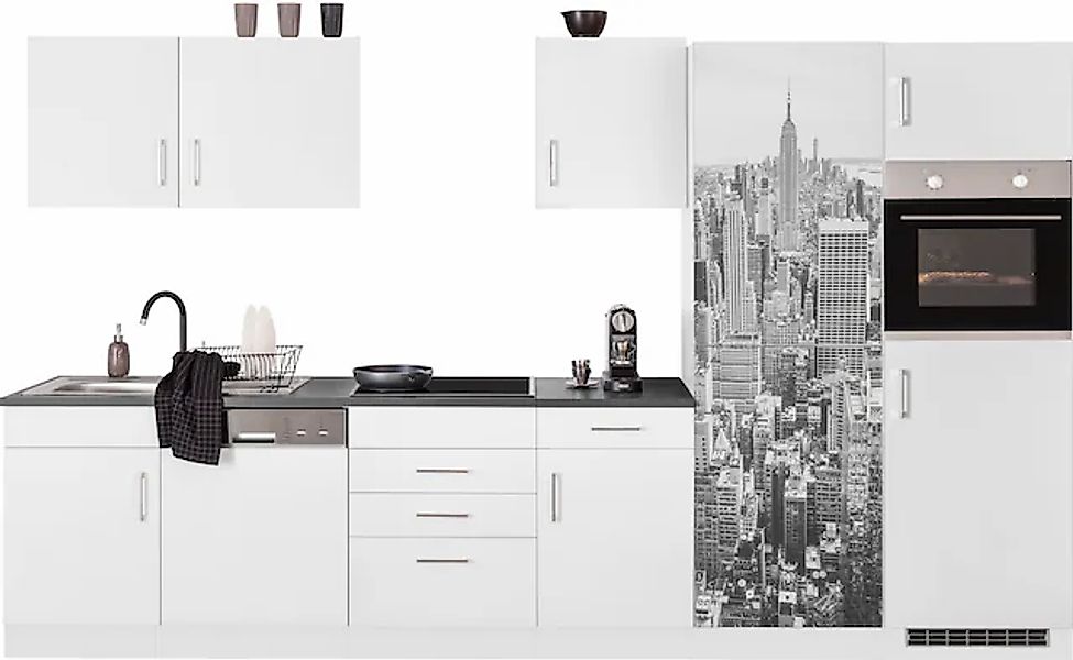 KOCHSTATION Küchenzeile »KS-Paris – Küchen mit einzigartigen Fotomotiven au günstig online kaufen