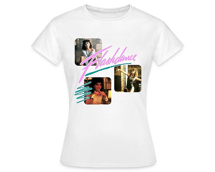 Spreadshirt T-Shirt Flashdance 80er-Design Mit Alex Owens Frauen T-Shirt (1 günstig online kaufen