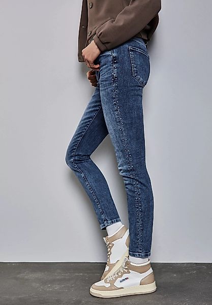STREET ONE Slim-fit-Jeans, Middle Waist günstig online kaufen