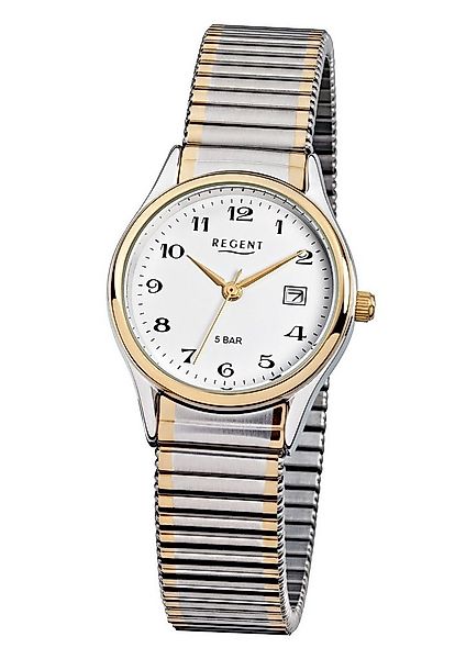 Regent Quarzuhr F461, 12310133, Armbanduhr, Damenuhr, Flexband, Zugband, Ed günstig online kaufen