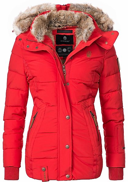 Marikoo Winterjacke "Nekoo" mit Kapuze stylische Damen Steppjacke mit große günstig online kaufen