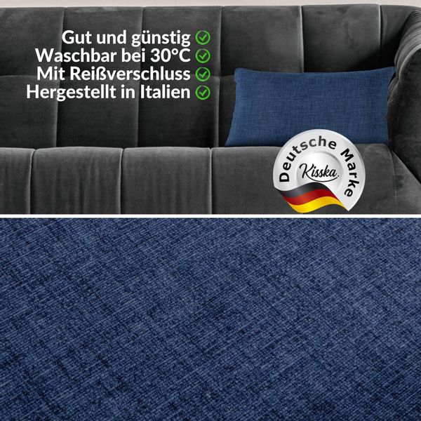 ANRO Dekokissen MrJack Kissenbezug Leinenoptik Deko günstig online kaufen