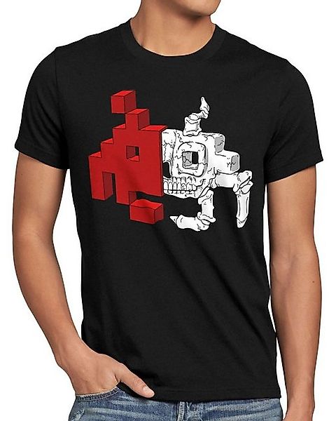 style3 T-Shirt Space Anatomie invaders videospiel star krieg wars der stern günstig online kaufen