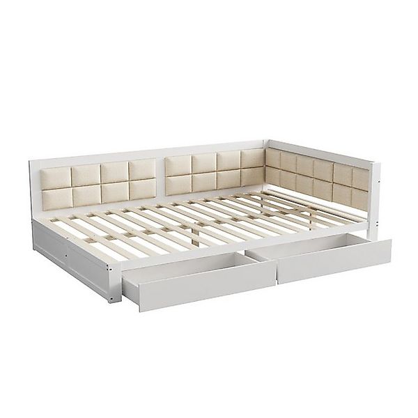OKWISH Schlafsofa Daybett Tagesbett Kinderbett, mit weicher Rückenlehne und günstig online kaufen