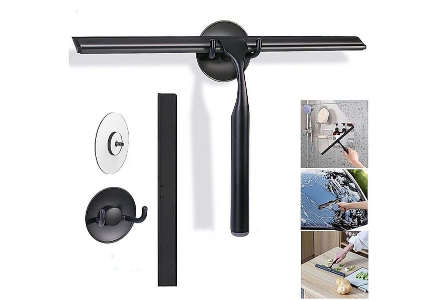 Elegear Duschabzieher Wasserabzieher für 25/30cm, Glasschaber ohne Bohren m günstig online kaufen