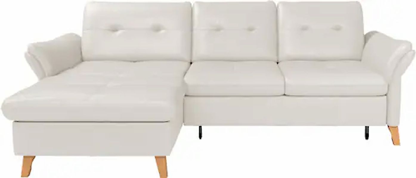 sit&more Ecksofa »Göteborg«, Sitztiefenverstellung und Federkern, wahlweise günstig online kaufen