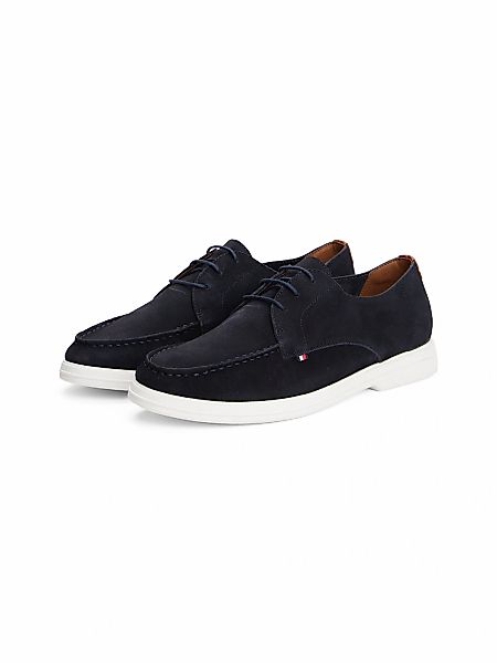 Tommy Hilfiger Schnürschuh "TOMMY HILFIGER SUEDE MOC T DERBY", Schnürschuh, günstig online kaufen