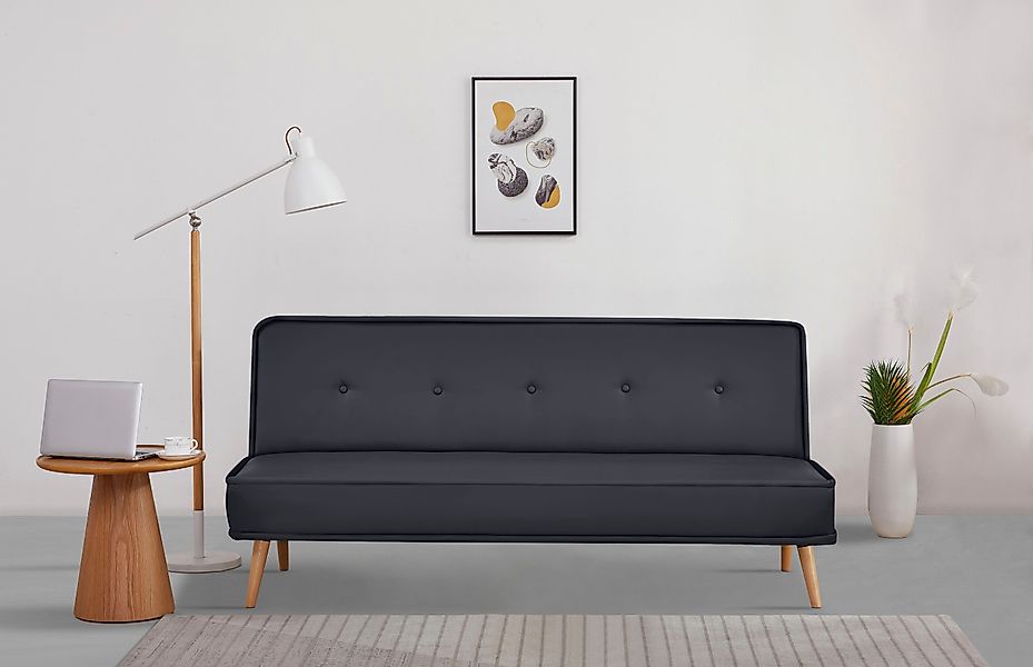 INOSIGN Schlafsofa ARBON,183cm, klappbarer 3-Sitzer mit günstig online kaufen