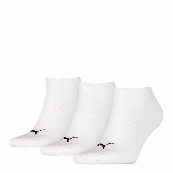 PUMA Unisex Sneaker-Socken, 3er Pack - Cushioned, Frottee-Sohle, Logo, einf günstig online kaufen