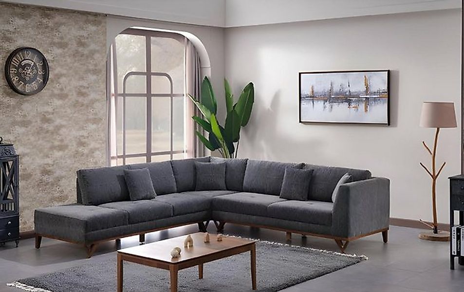 JVmoebel Ecksofa Modern Sofa L Form Wohnzimmer Design Ecksofa Couch Luxus M günstig online kaufen