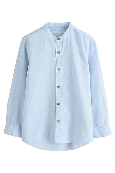 Next Langarmhemd Grandad-Hemd mit langen Ärmeln günstig online kaufen
