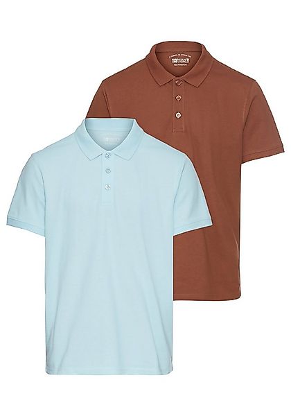 Man's World Poloshirt (2-er Pack) in tollen Farbkombinationen günstig online kaufen
