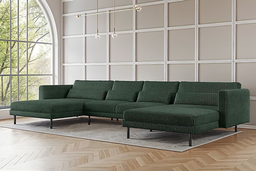 Fun Möbel Wohnlandschaft Sofa in U-Form günstig online kaufen