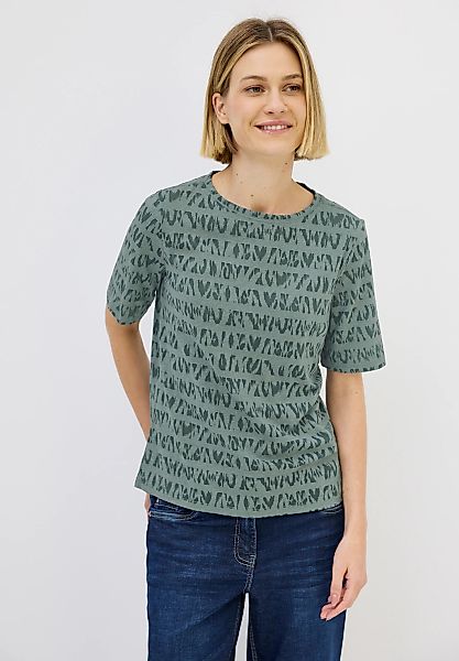 Cecil Print-Shirt, aus elastischem Materialmix günstig online kaufen