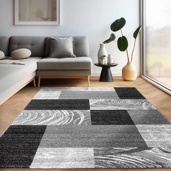 Carpettex Designteppich Abstrakt Kariert Design, Läufer, günstig online kaufen