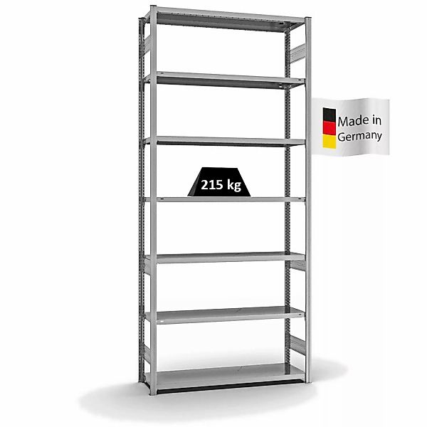 PROREGAL Fachbodenregal Stecksystem T-Profil Medium-Duty Grundregal HxBxT 3 günstig online kaufen