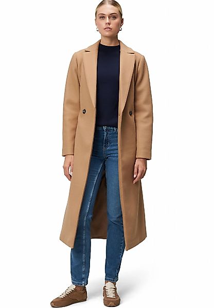 Zero Wintermantel "zero Damen Mantel Wolloptik mit Bindegürtel" günstig online kaufen