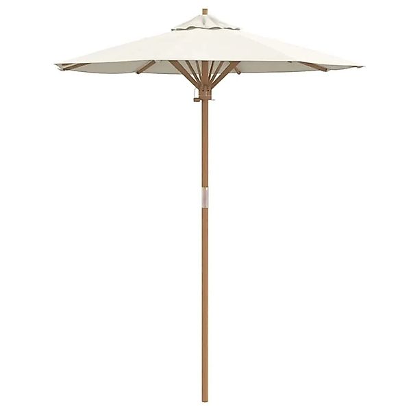 vidaXL Gartenparasol Cremeweiß 180 x 180 x 230 cm Bambus 4108080 günstig online kaufen