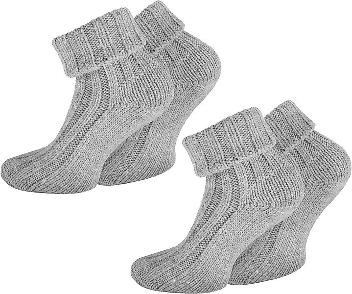 normani Thermosocken 2 Paar Alpaka-Socken mit Umschlag (Set, 2-Paar, 2 Paar günstig online kaufen
