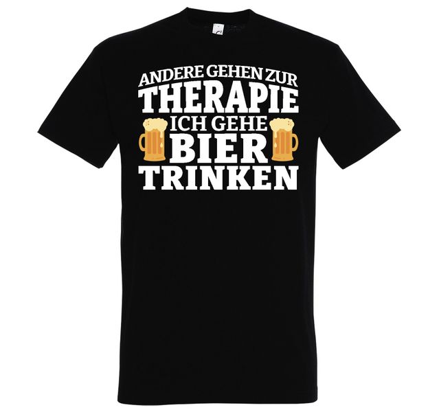 Youth Designz T-Shirt Bier Therapie Herren günstig online kaufen