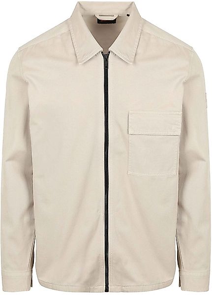 BOSS Hemdjacke Lorum Greige - Größe L günstig online kaufen