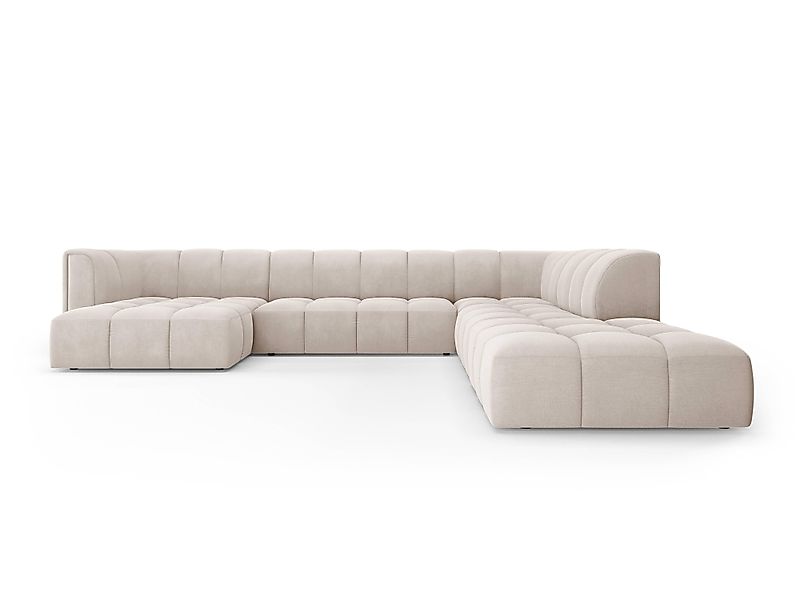 Milo Casa | Panorama-Ecksofa Francesca Chenille rechts 7-Sitzer günstig online kaufen