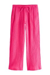 Next Palazzohose Strukturierte Hose mit weitem günstig online kaufen