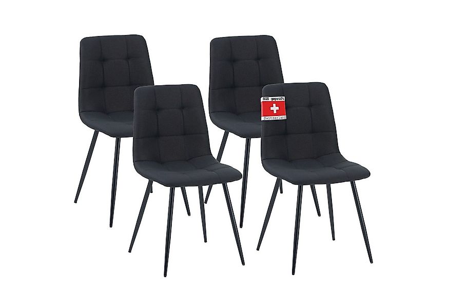 Albatros International Esszimmerstuhl Esszimmer Stühle 4 er Set BORA, Stuhl günstig online kaufen