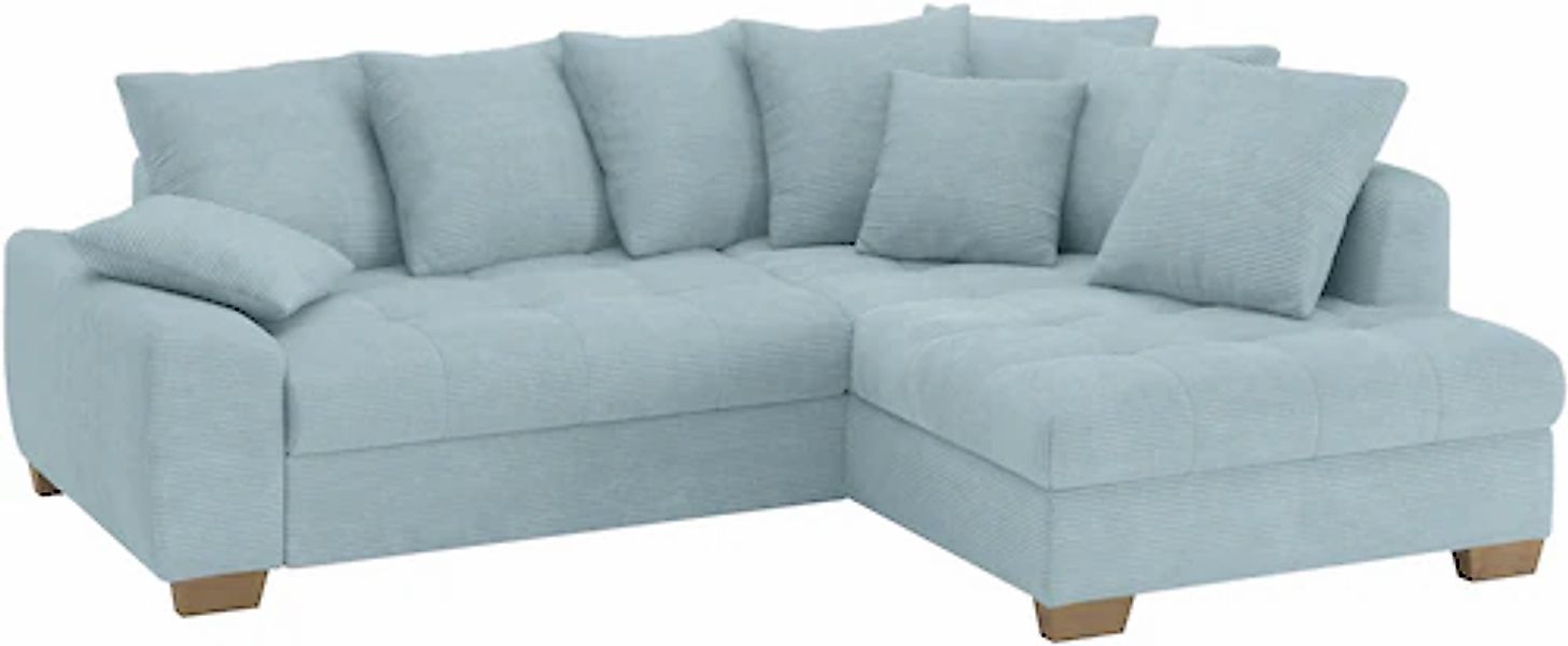 Mr. Couch Ecksofa »Nikita II, L-Form«, Wahlweise mit Bettfunktion, Bettkast günstig online kaufen