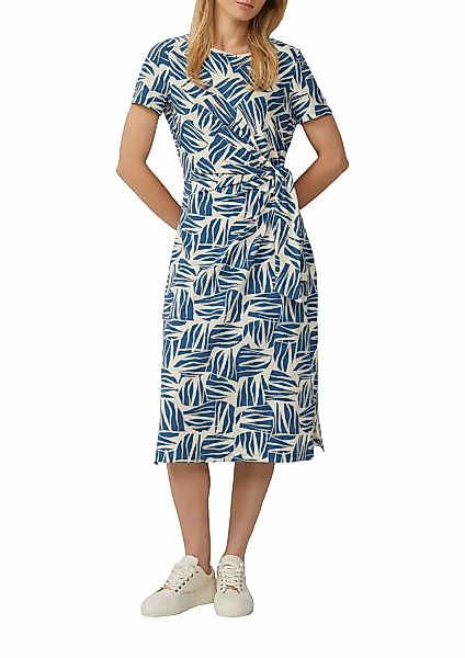 s.Oliver Jerseykleid, Sommerkleid mit Knoten-Detail günstig online kaufen