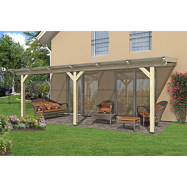 Skan Holz Terrassenüberdachung Andria 648 cm x 300 cm günstig online kaufen