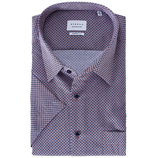 ETERNA Businesshemd, kurzarm, bügelfrei Farbe orange Größe: 54 günstig online kaufen