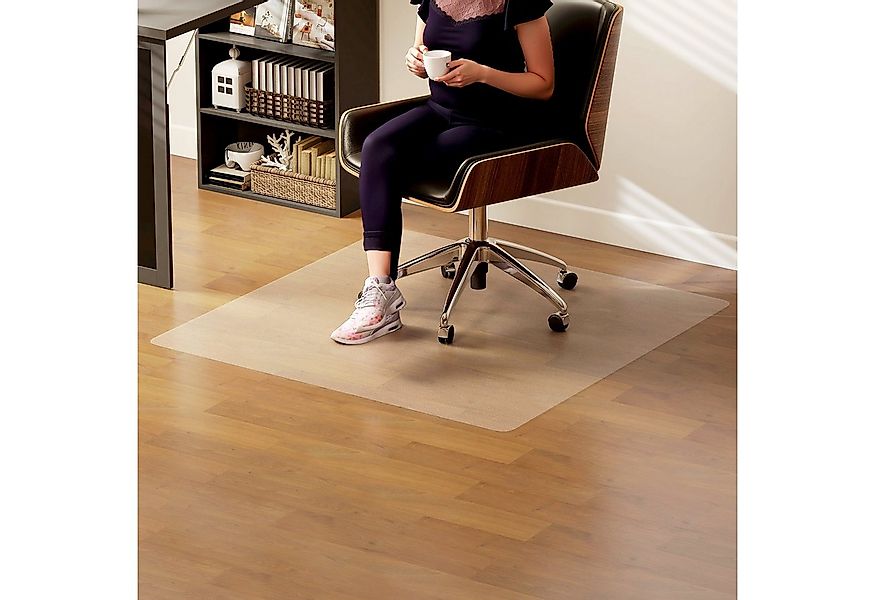HOMCOM Bodenschutzmatte 120 x 120 cm, kratzfest, Stuhlunterlage, 1-St., Bür günstig online kaufen