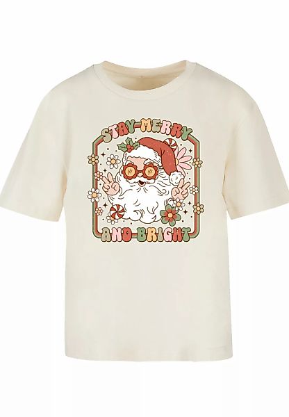 F4NT4STIC T-Shirt "Stay Merry And Bright Hippie Santa", Premium Qualität, W günstig online kaufen