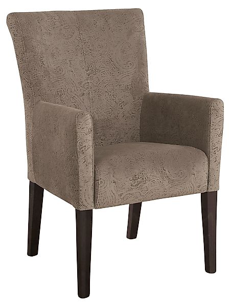 Home affaire Esszimmerstuhl "King" () Polsterstuhl, Armlehnstuhl, Gestell M günstig online kaufen